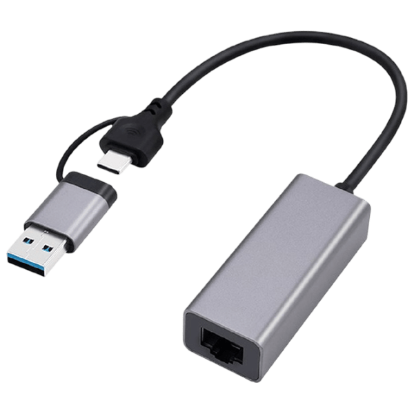 Сетевой адаптер Gembird A-USB3AC-LAN2G-01
 / Серый photo 1
