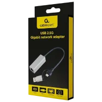 Сетевой адаптер Gembird A-USB3AC-LAN2G-01 / Серый photo 2