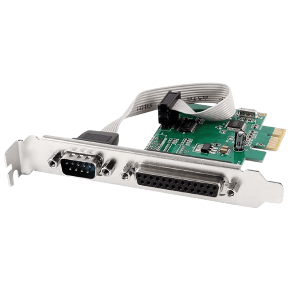 Adaptor Gembird PEX-COMLPT-01
 / Gray photo 1
