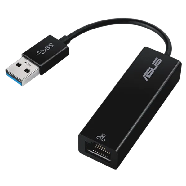 Adaptor Asus OH102 U3 TO RJ45 DONGLE
 / Black photo 1