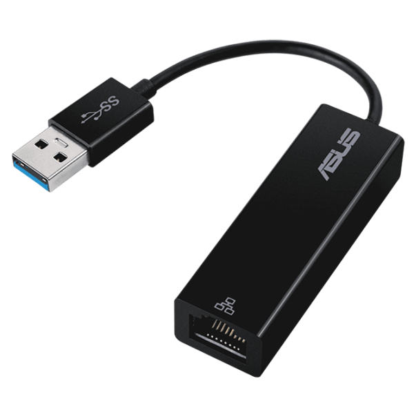 Adaptor Asus OH102 U3 TO RJ45 DONGLE
 / Black photo 1