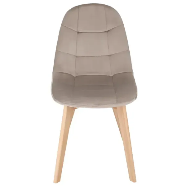 Scaun de bucătărie AG Colin Velur/ Beige Beige photo 2