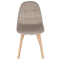 Scaun de bucătărie AG Colin Velur/ Beige Beige photo 2