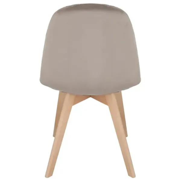 Scaun de bucătărie AG Colin Velur/ Beige Beige photo 4