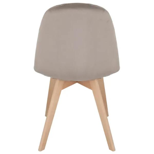 Scaun de bucătărie AG Colin Velur/ Beige Beige photo 4