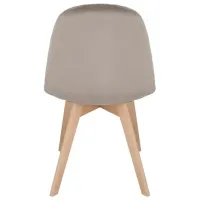 Scaun de bucătărie AG Colin Velur/ Beige Beige photo 4