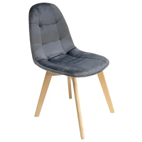 Scaun de bucătărie AG Colin Velur/ Gray Beige photo 1