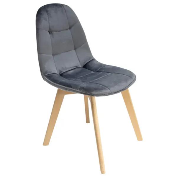 Scaun de bucătărie AG Colin Velur/ Gray Beige photo 1