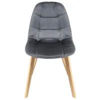 Scaun de bucătărie AG Colin Velur/ Gray Beige photo 2