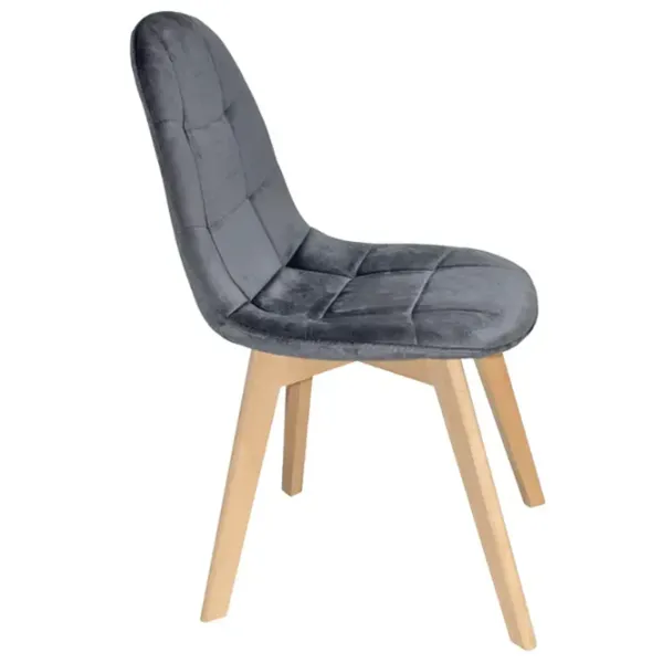 Scaun de bucătărie AG Colin Velur/ Gray Beige photo 3