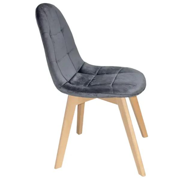 Scaun de bucătărie AG Colin Velur/ Gray Beige photo 3
