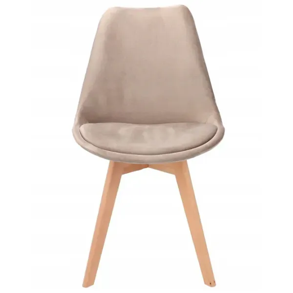 Scaun de bucătărie AG Bari Stofă/ Beige Beige photo 2