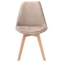 Scaun de bucătărie AG Bari Stofă/ Beige Beige photo 2