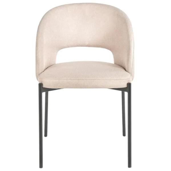 Scaun de bucătărie AG K373 Stofă/ Beige Black photo 2