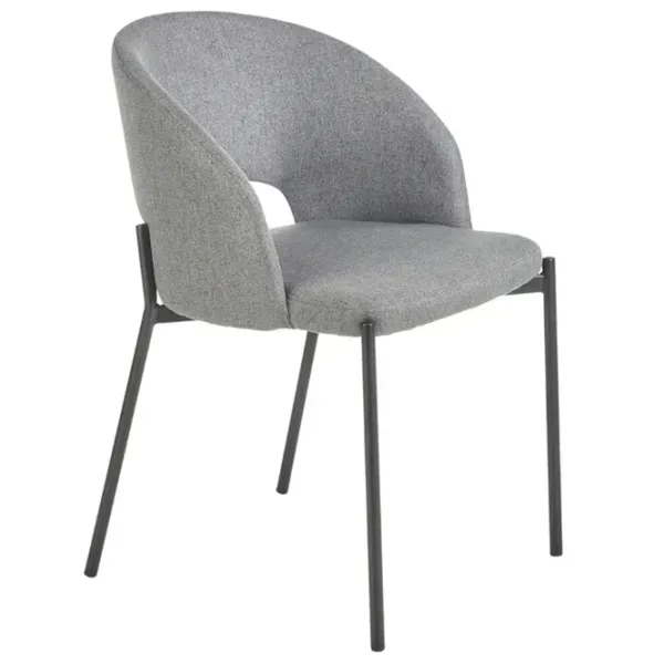 Scaun de bucătărie AG K373 Stofă/ Gray Black photo 1