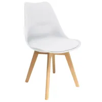 Scaun de bucătărie AG Oslo Plastic/ White Beige