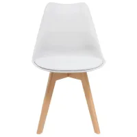 Scaun de bucătărie AG Oslo Plastic/ White Beige photo 2