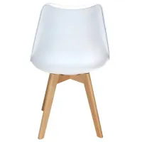 Scaun de bucătărie AG Oslo Plastic/ White Beige photo 3