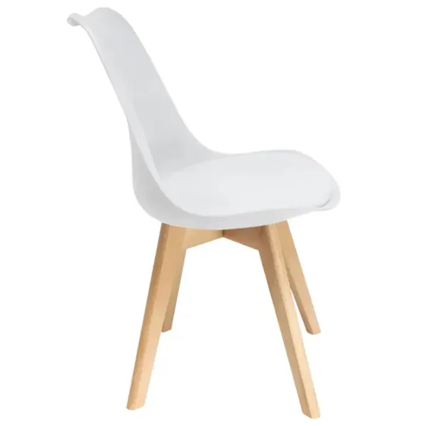 Scaun de bucătărie AG Oslo Plastic/ White Beige photo 4