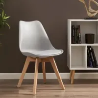 Scaun de bucătărie AG Oslo Plastic/ White Beige photo 7