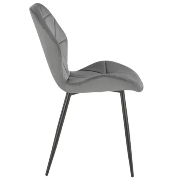 Scaun de bucătărie AG K453 Stofă/ Gray Black photo 3