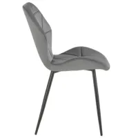 Scaun de bucătărie AG K453 Stofă/ Gray Black photo 3
