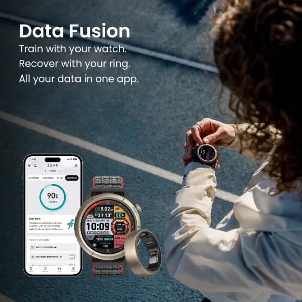 Умное кольцо Amazfit Helio Размер - 10 / Титан photo 5