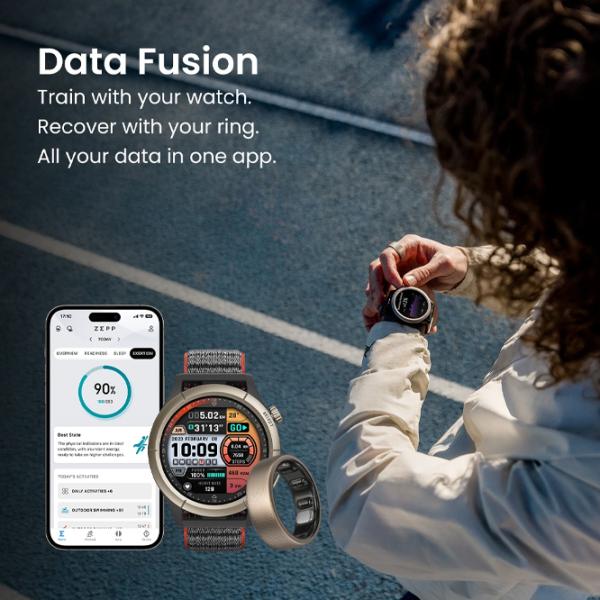 Умное кольцо Amazfit Helio Размер - 10 / Титан photo 5