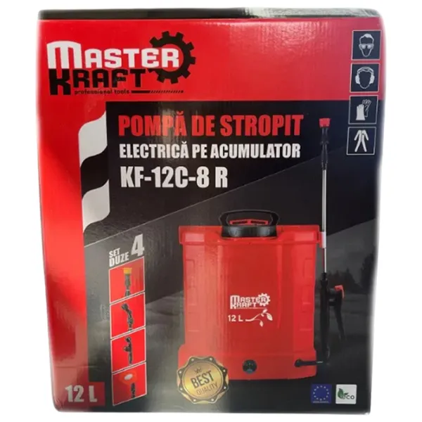 Опрыскиватель Master Kraft KF-12C-8 / Оранжевый photo 6