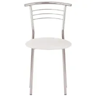 Scaun de bucătărie AG Marco V3 CH Piele artificială/ White photo 2
