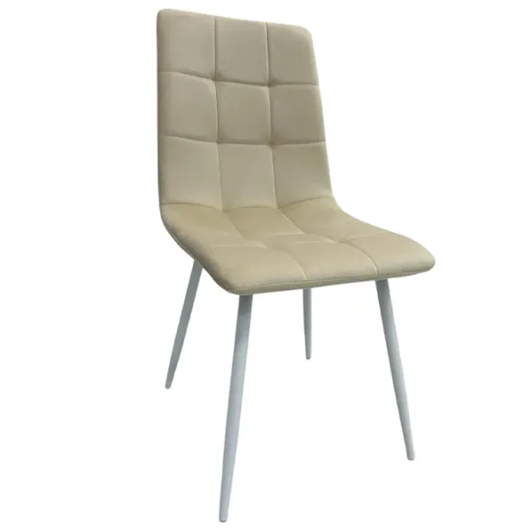 Scaun de bucătărie Magnus DC 6401 Velur/ Beige White photo 1
