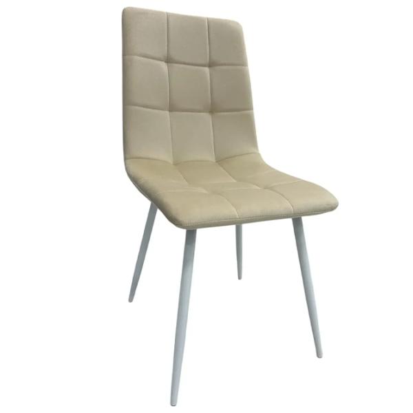 Scaun de bucătărie Magnus DC 6401 Velur/ Beige White photo 1