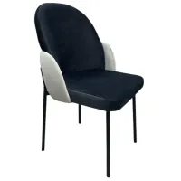 Scaun de bucătărie Magnus ADA Velur/ Blue Black