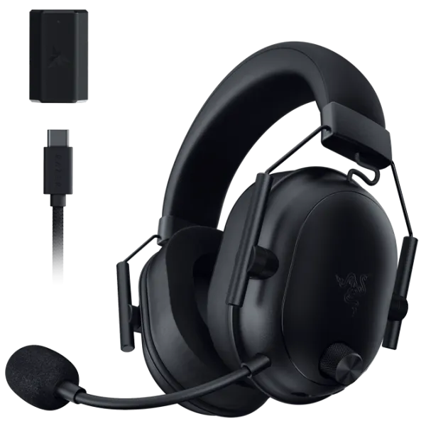 Căști Razer BlackShark V2 Black Black Fără fir/ Gaming photo 1