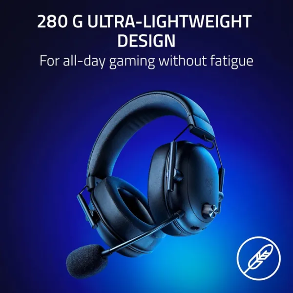 Căști Razer BlackShark V2 Black Black Fără fir/ Gaming photo 15