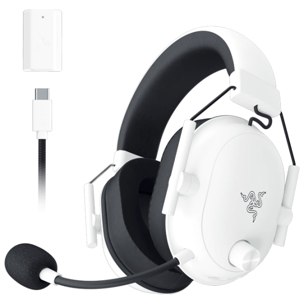 Căști Razer BlackShark V2 Black White Fără fir/ Gaming photo 1
