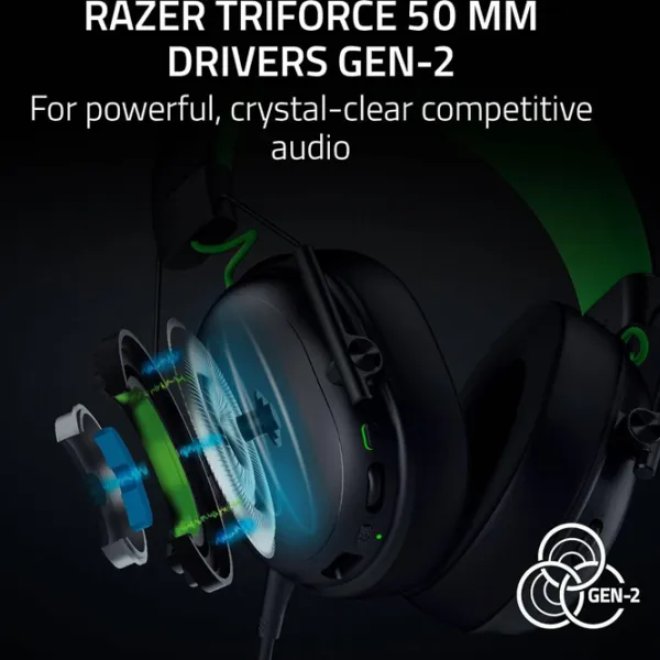 Наушники Razer BlackShark V3 X HyperSpeed Черный Черный Беспроводные/ Игровой photo 4
