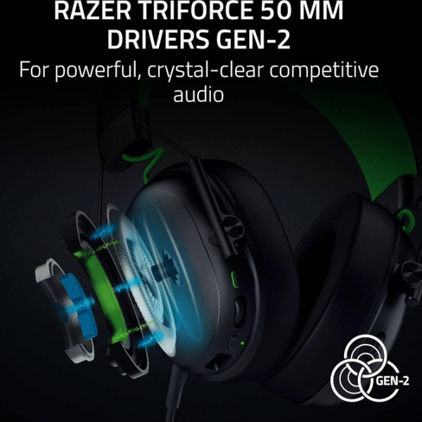 Наушники Razer BlackShark V3 X HyperSpeed Черный Черный Беспроводные/ Игровой photo 4