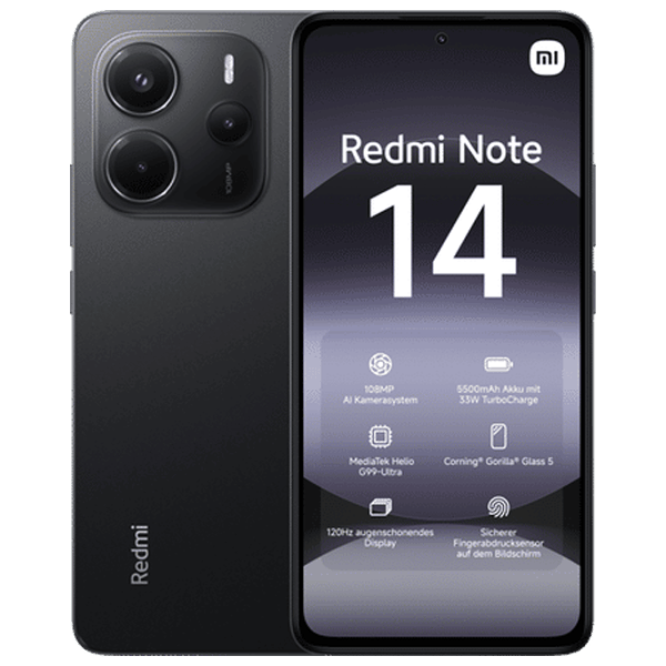 Xiaomi Redmi Note 14 4G 8 GB/ 256 GB/ Dual SIM/ Black Midnight photo 1