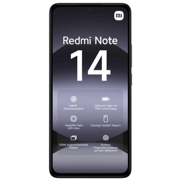 Xiaomi Redmi Note 14 4G 8 GB/ 256 GB/ Dual SIM/ Black Midnight photo 2