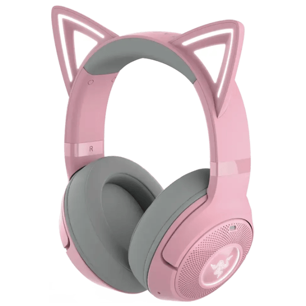 Наушники Razer Kraken Kitty Edition V2 Quartz Черный Розовый Беспроводные/ Игровой photo 1