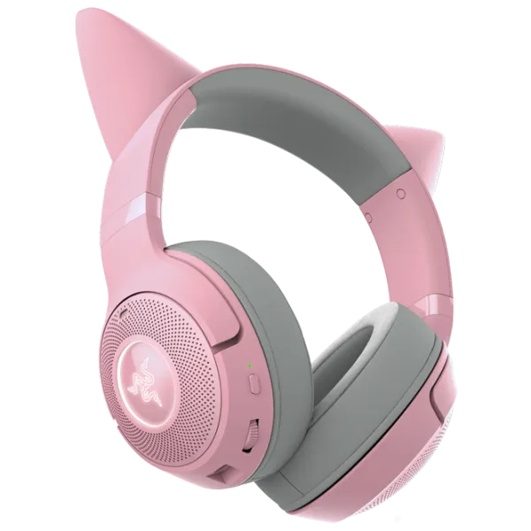 Наушники Razer Kraken Kitty Edition V2 Quartz Черный Розовый Беспроводные/ Игровой photo 2
