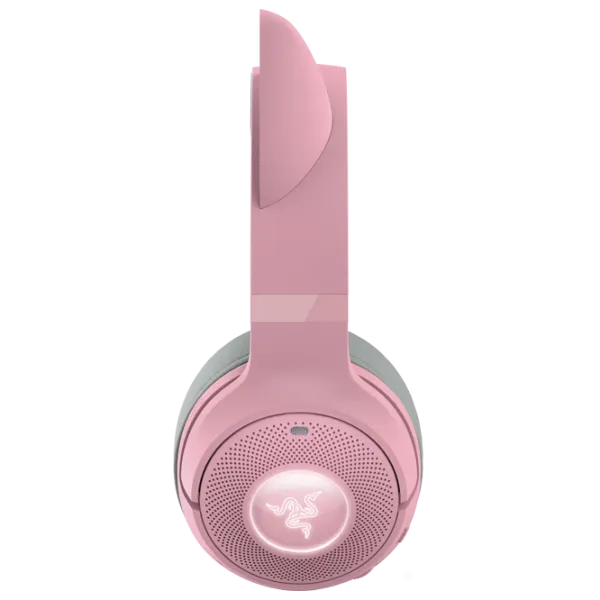 Наушники Razer Kraken Kitty Edition V2 Quartz Черный Розовый Беспроводные/ Игровой photo 4