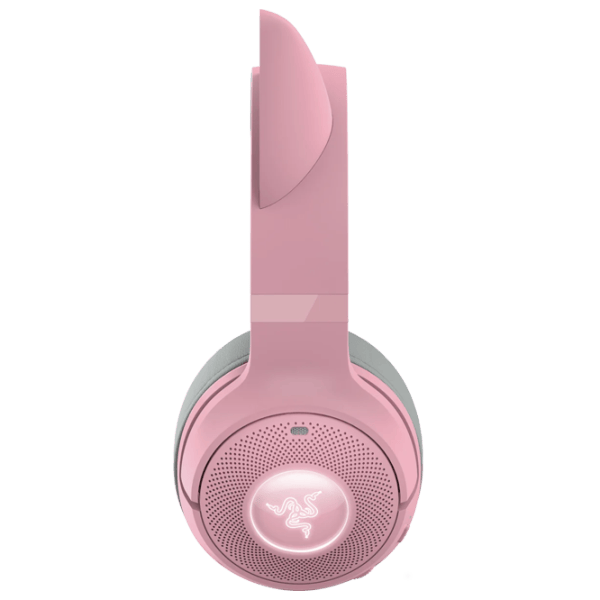 Наушники Razer Kraken Kitty Edition V2 Quartz Черный Розовый Беспроводные/ Игровой photo 4