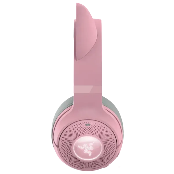 Наушники Razer Kraken Kitty Edition V2 Quartz Черный Розовый Беспроводные/ Игровой photo 5