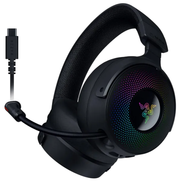 Căști Razer Kraken V4 Pro Black Black Fără fir/ Gaming photo 6