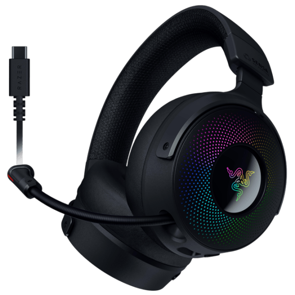 Căști Razer Kraken V4 Pro Black Black Fără fir/ Gaming photo 6