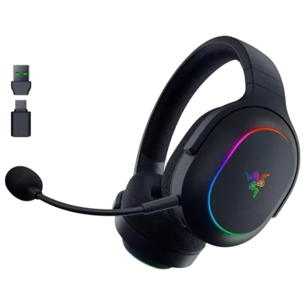 Наушники Razer Kraken V4 Pro Черный Черный Беспроводные/ Игровой photo 1