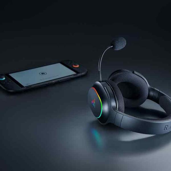 Наушники Razer Kraken V4 Pro Черный Черный Беспроводные/ Игровой photo 6