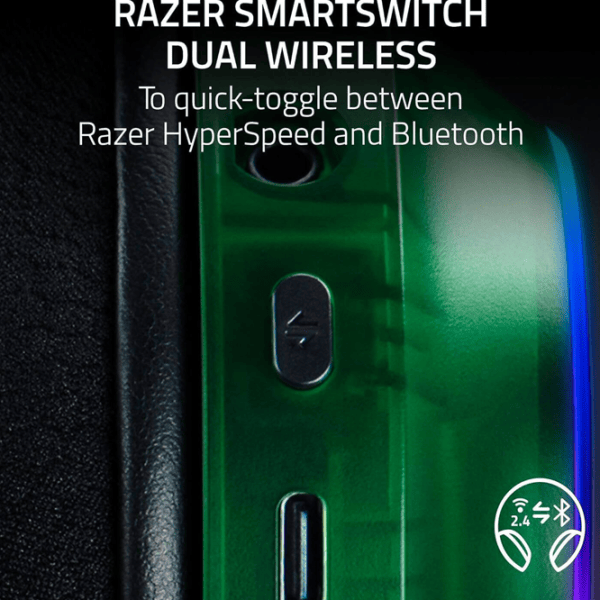 Наушники Razer Barracuda X Chroma Черный Зеленый Беспроводные/ Игровой photo 3
